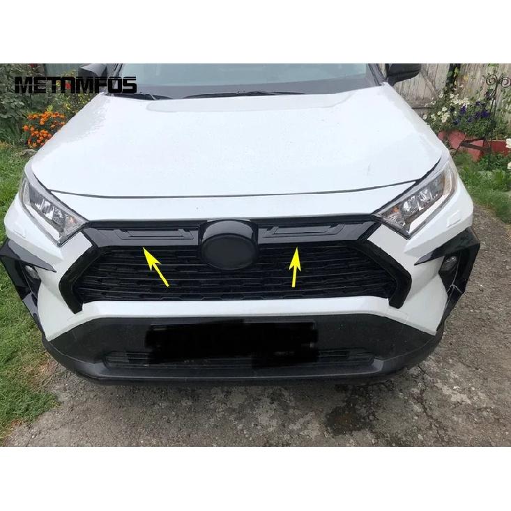 Для Toyota Rav4 Rav 4 Limited/LE/XLE/Hybrid -2024 2025 Хромированная Верхняя Решетка Радиатора Передняя Накладка Декоративная Отделка Аксессуары Стайлинг Автомобиля