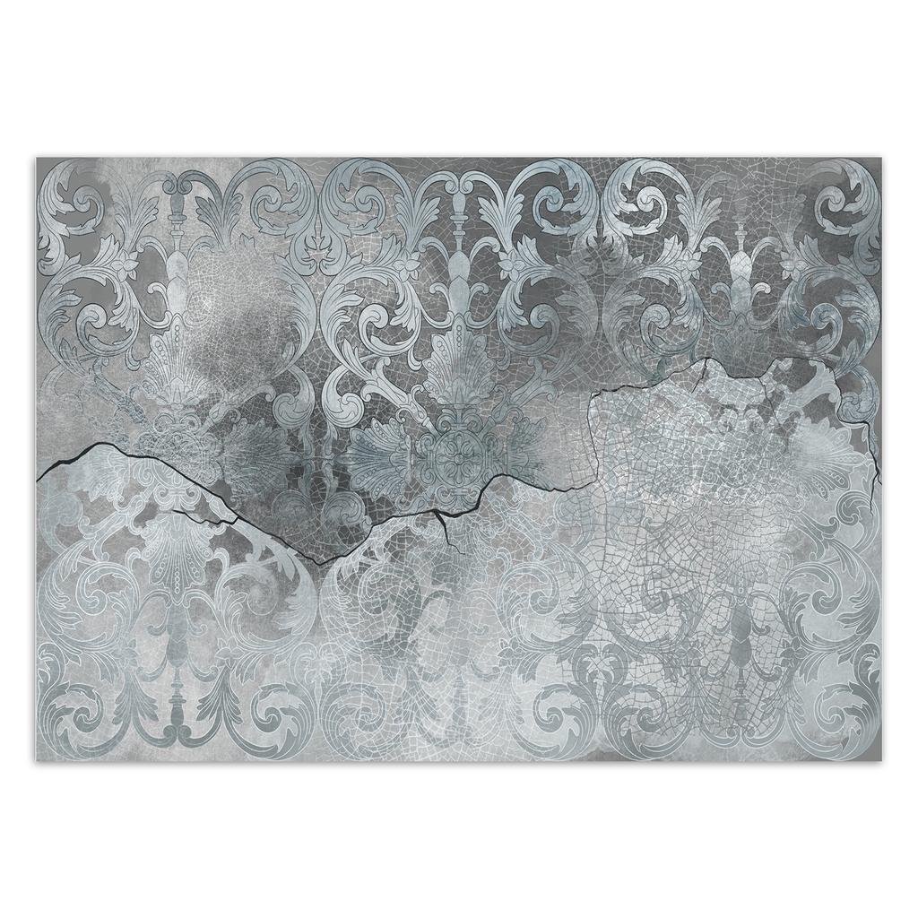 Wallpaper Silver vintage ornament