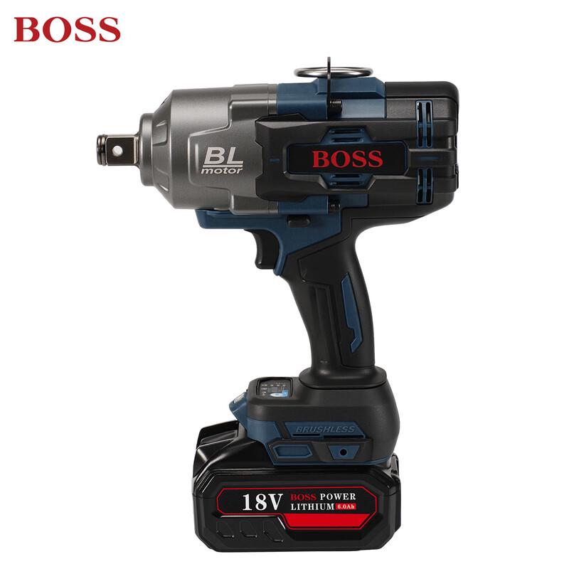 BOSS 18V Cordless Impact Wrench & Drill BS-2021 CN plug (adapter included)