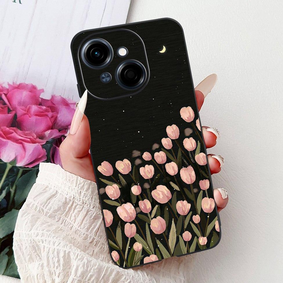 6.67'' For Tecno Spark Go 1 Case Pop 9 Cover Cute Cat Cartoon Fashion Butterfly Boy Girl Back Cover For Tecno Pop 9 Phone Case