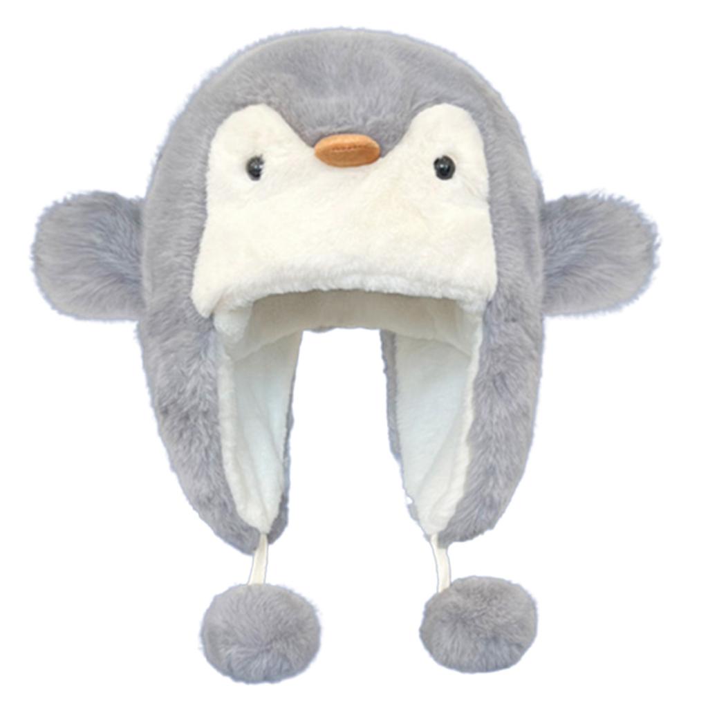 Шапка-ушанка с пушистыми ушками, утолщенная плюшевая шапка-наушник для катания на лыжах, походов, универсальная женская ветрозащитная шапка-ушанка для холодной погоды