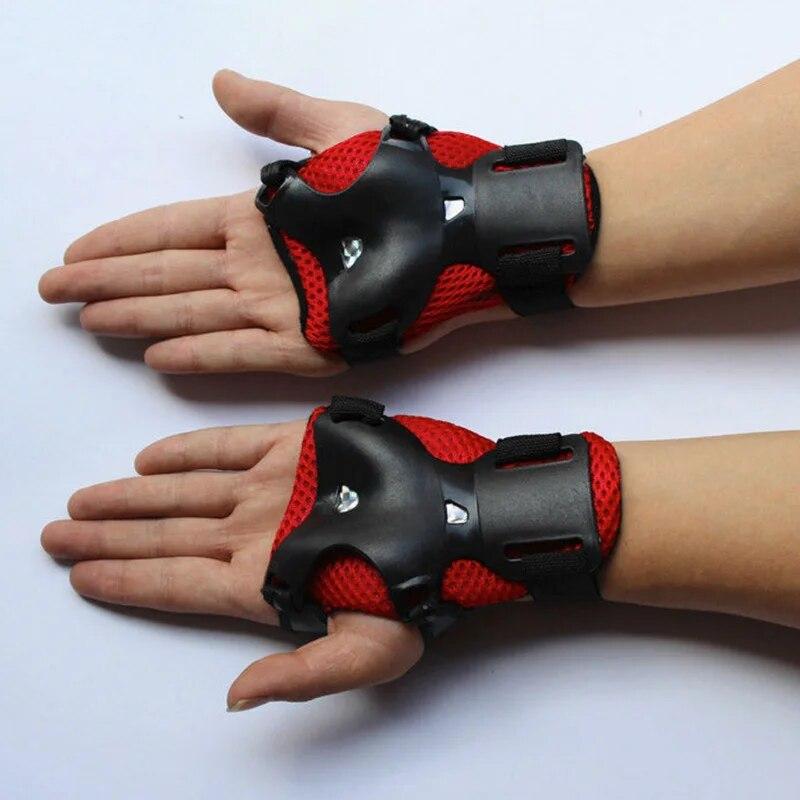 1 комплект, защита для запястья, электрический скутер, езда на велосипеде, катание на коньках, наколенники и налокотники, набор 6 в 1, для взрослых, спортивная безопасность