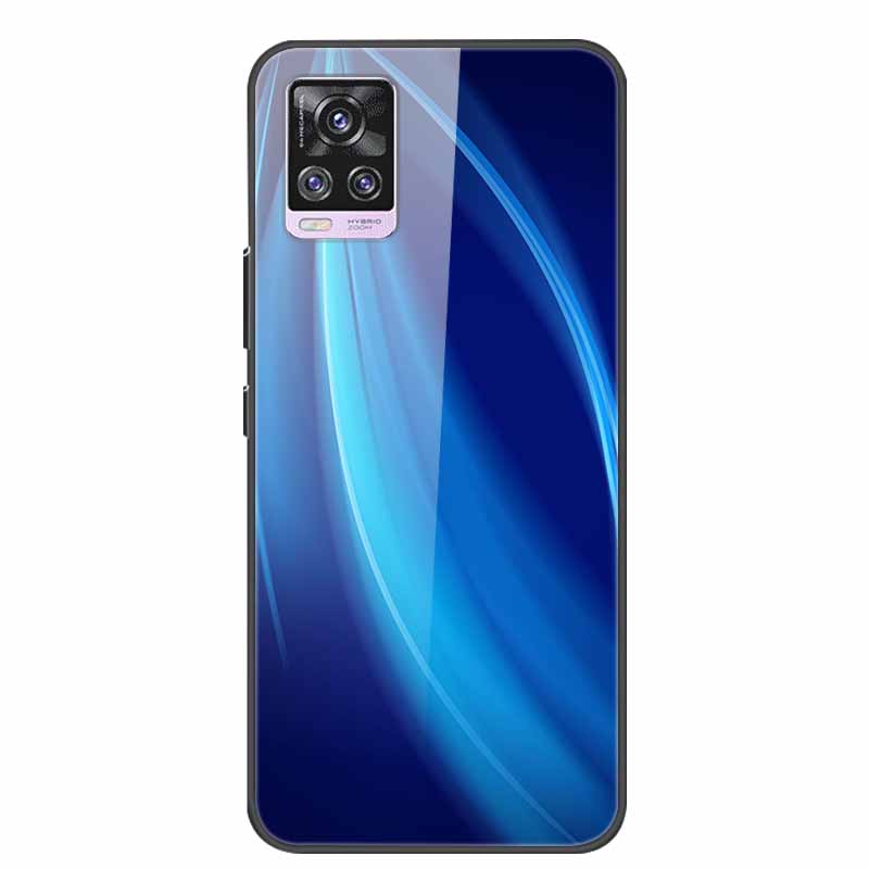 6.44" Tempered Glass Case For Vivo V20 Pro Case V 20 Pro Soft Bumper Hard Back Cover For Vivo V20 Pro 2020 Phone Case Coque Para