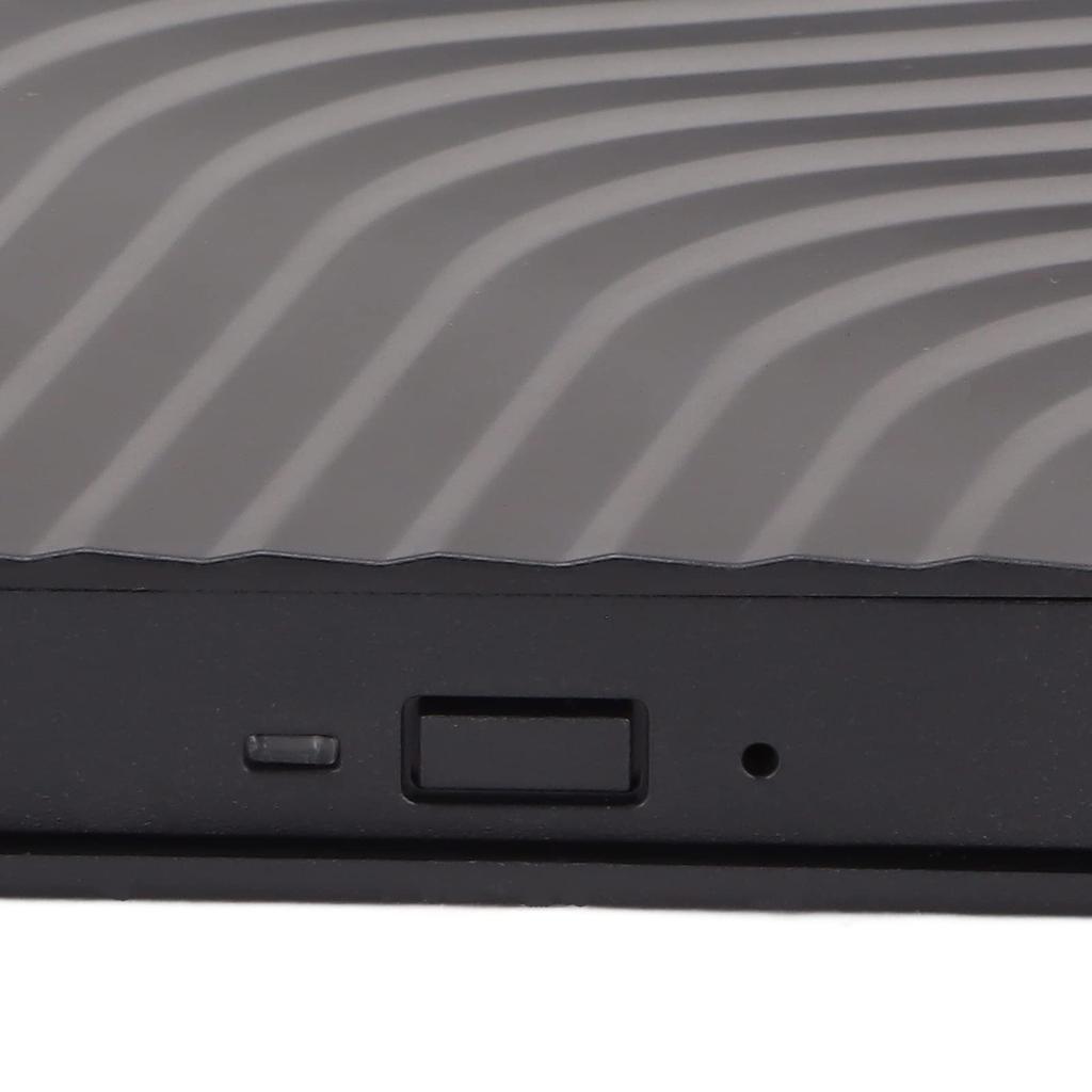 External DVD Drive Removable 5Gbps Laptop Optical Drive Support SATA I Support Power Saving Sleep for SATA DVDRW Drive Box, USB3.0/USB2.0 Enclosure,