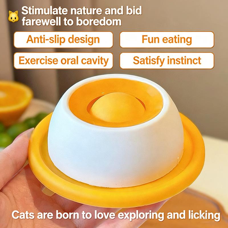 Медленная кормушка-лизун для собаки и кошки, игрушка для обогащения, развивающая головоломка, кормушка для щенков, противоскользящая, для снятия скуки, интерактивный инструмент для кормления
