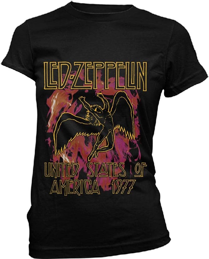 Led Zeppelin Соединенные Штаты Америки 1977 Футболка