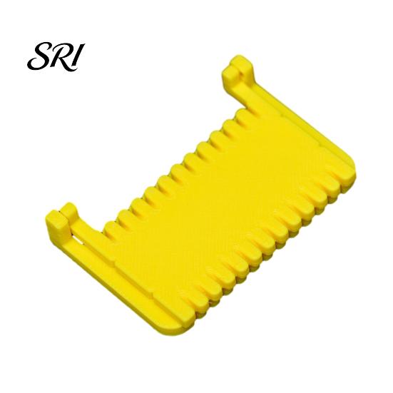 Edge Seam Guide Clip-On Sewing Ruler Stitch Lock And Gauge Quilting Template with Clip 1.5mm 2mm 3mm 4mm Spacing Hand Tool for Even Stitches Alignment