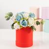 Hand-held Flower Gift Box Round Flower Arrangement Bucket  Valentine's Day