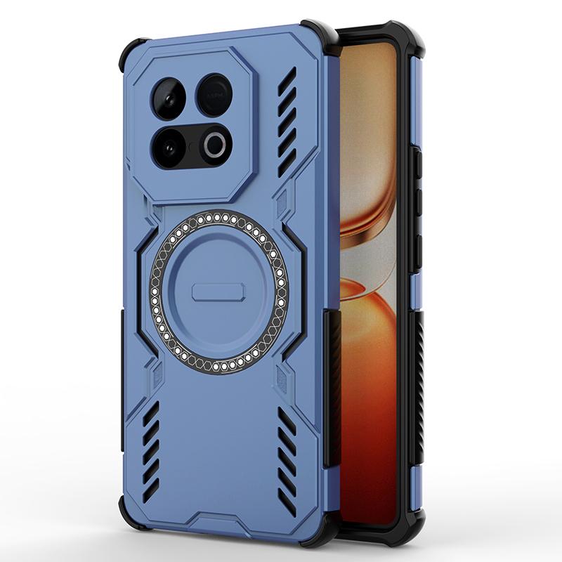 KEYSION Полый чехол для отвода тепла для IQOO Z10 Turbo Pro Магнитное охлаждение Ударопрочный чехол для телефона для для для IQOO Z10 Turbo