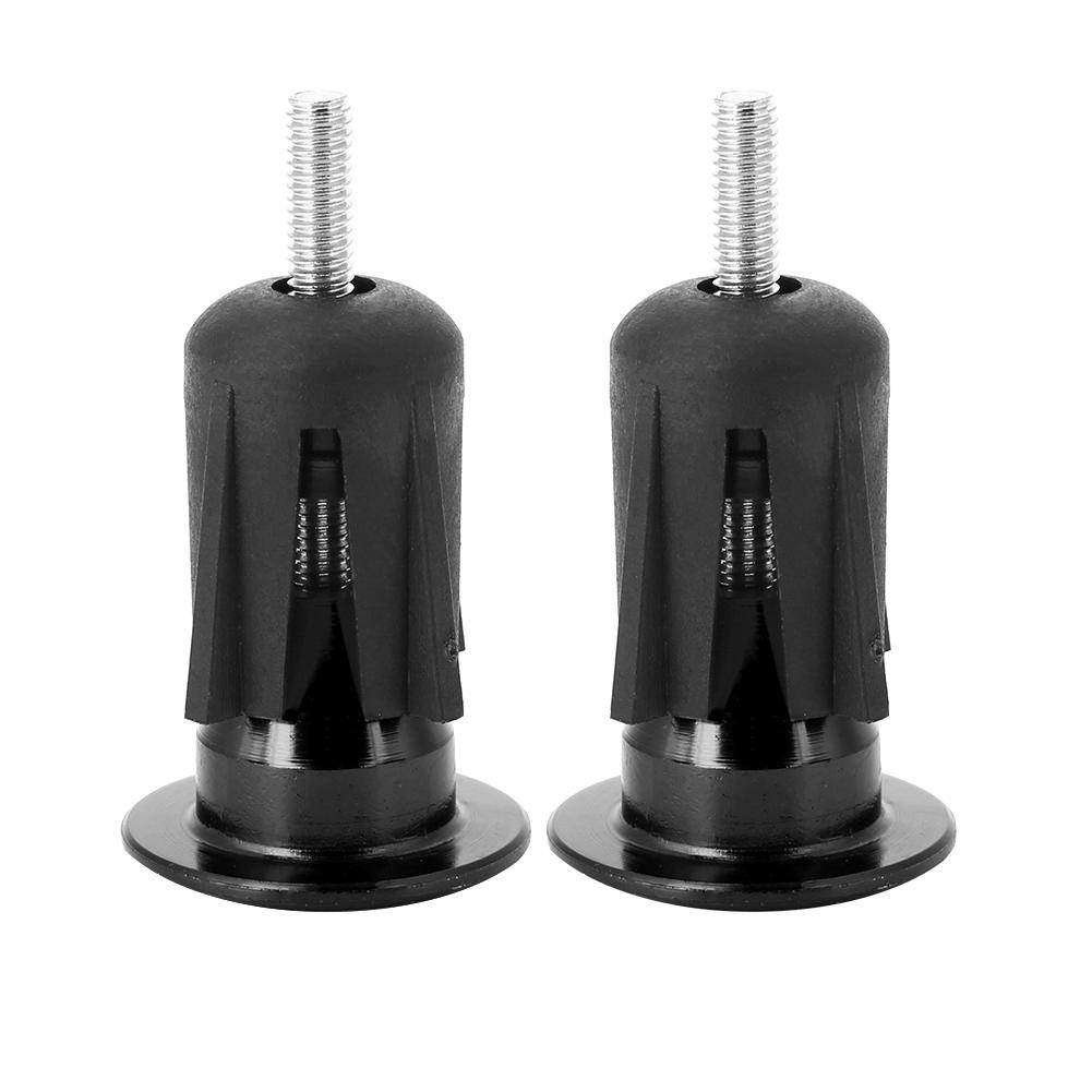 1 пара из алюминиевого сплава для велосипедного руля, заглушка, заглушка, аксессуар(черный)