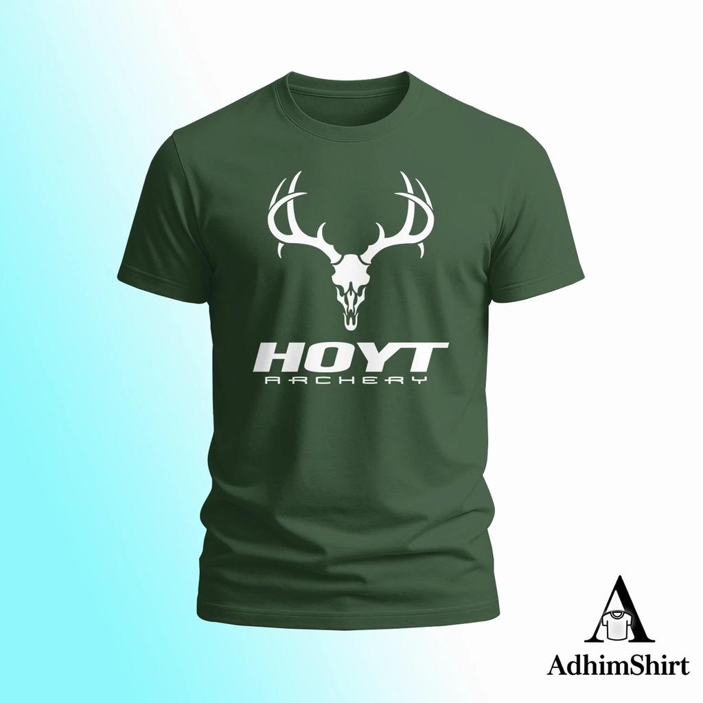 Hoyt Archery Забавная Графическая Футболка Мужская Унисекс Хлопок Винтажный Подарок