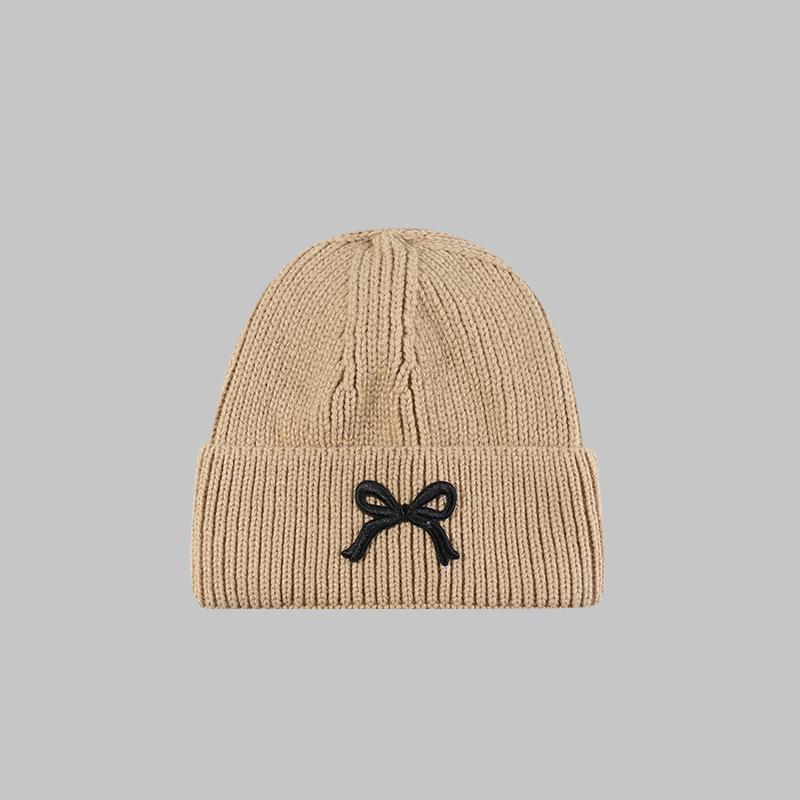 Галстук-бабочка Вязаная шапка Шапка шерстяная пряжа манжета вязаная шапка повседневная флисовая теплая вязаная шапка