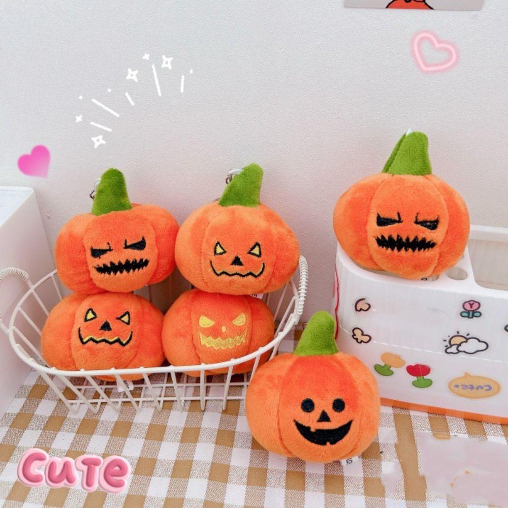 host Pumpkin Plush Keychain Hanging Plush Doll Keychain Creative Backpack Charm Women