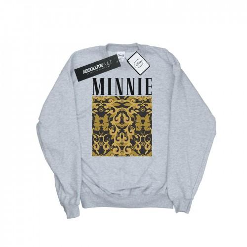 Disney Mens Minnie Mouse Baroque Pattern Sweatshirt