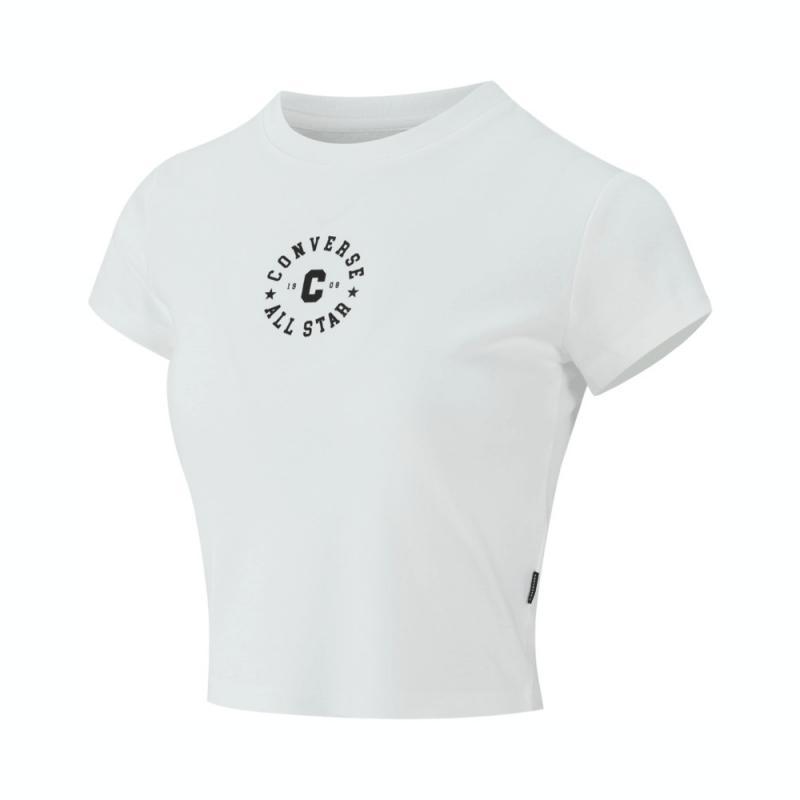 Новые белые футболки Converse для женщин WCH712-001