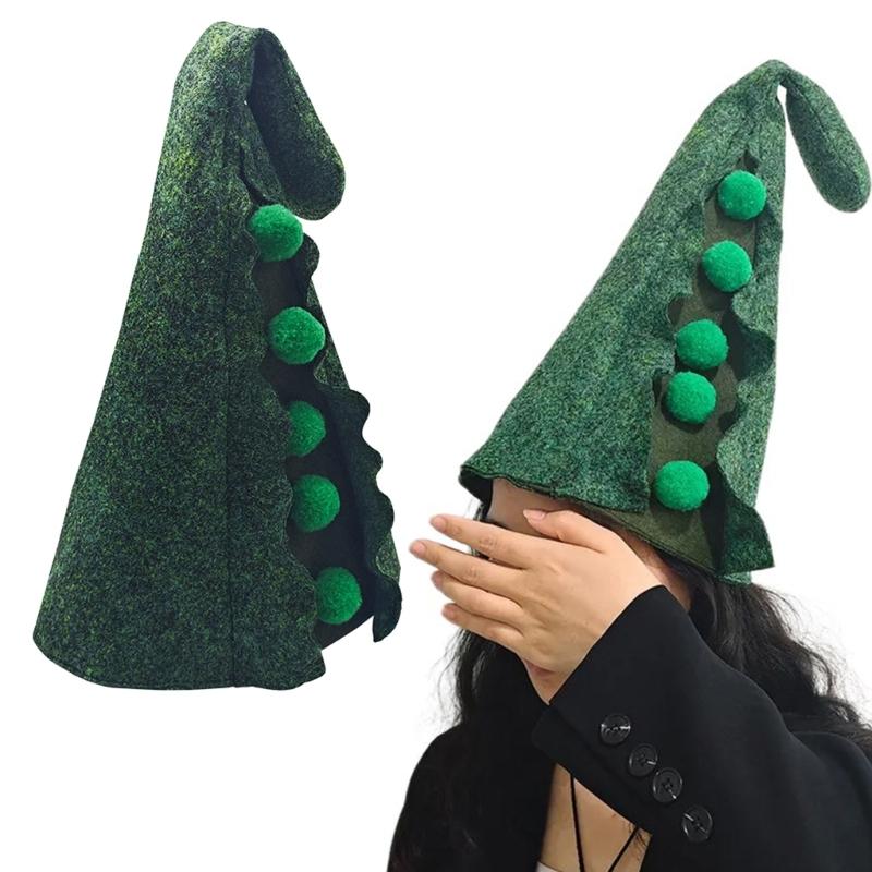 Halloween Party Retro Pea Hats Party Wear Cosplay Pointed Hat Accessory Halloween Decorations Masquerades Cosplay Costume