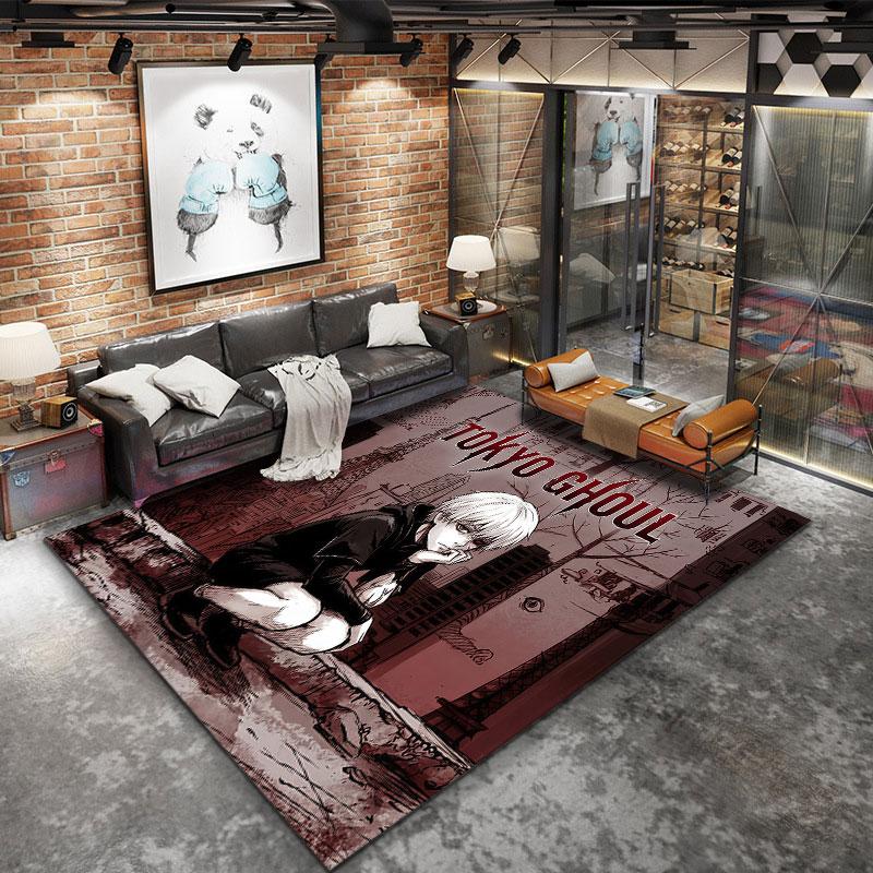 Tokyo Ghoul Carpet Rug For Living Room Bedroom Home Sofa Decoration Kids Play Nonslip Floor Mat