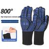 Fireproof BBQ Grilling Gloves, 800°F Heat Resistant Flame Retardant Gloves