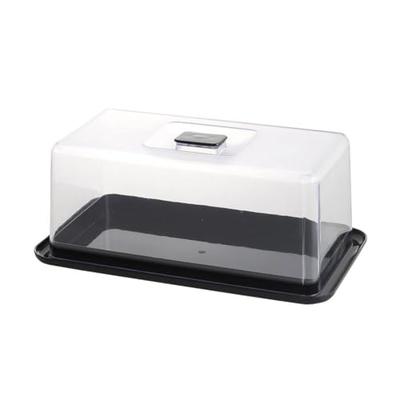 Настольная витрина для выпечки Dulton M-0863, прозрачная, расширяемая настольная подставка для хранения хлеба, сушеных продуктов и фруктов на кухне.
