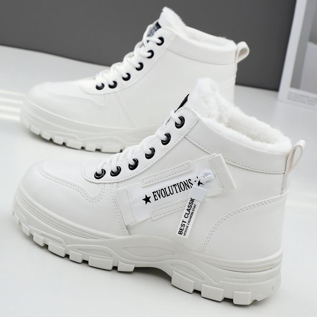 Women's Cotton High-Top Platform Boots - Plus Size, Comfortable, Warm, Fashionable, Cold-Proof