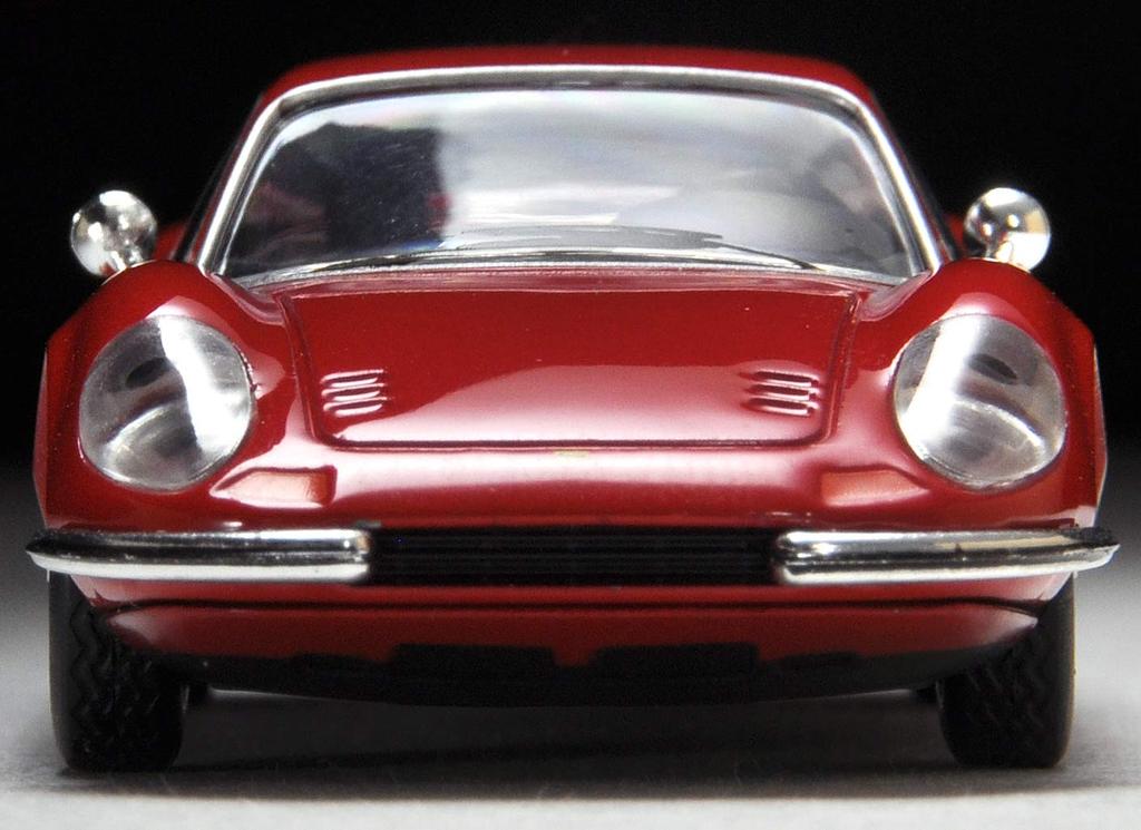 Tomica Limited Vintage TLV Dino 246GT Красный 1/64 (Готовая модель)