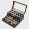 Large Capacity Leather Glasses Storage Box for Sunglasses - Elegant Gift Box