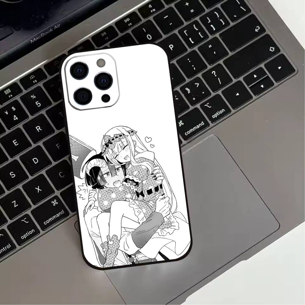 Sleepy Demon C-Castle Phone Case For iPhone 17,16,15,14,13,12,11 Plus,Pro Max,XS,Soft Silicone Black Cover