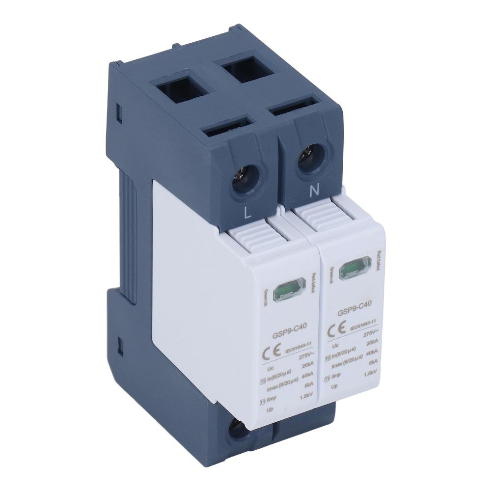2P Voltage Protection Arrester 275V Low Voltage Protector  Power Distribution Control