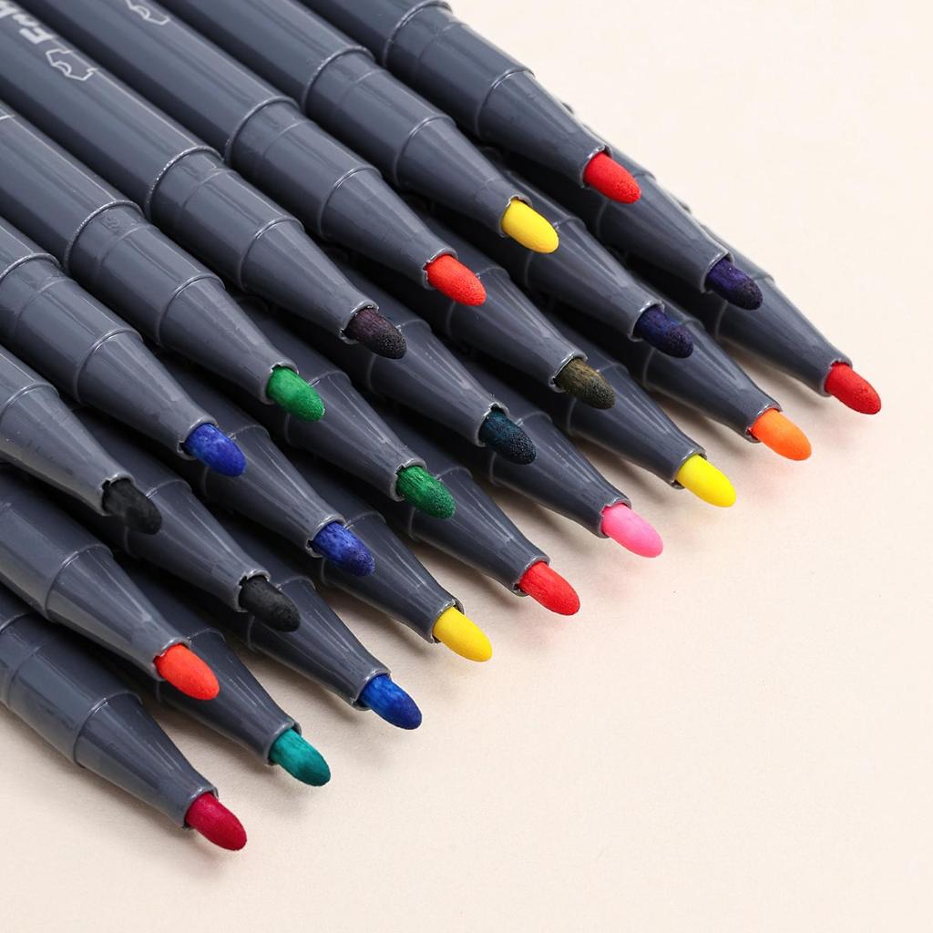 Набор из 6 маркеров для граффити по ткани, моющиеся и многоразовые, для рисования на хлопковом холсте, льне, для школы рисования своими руками