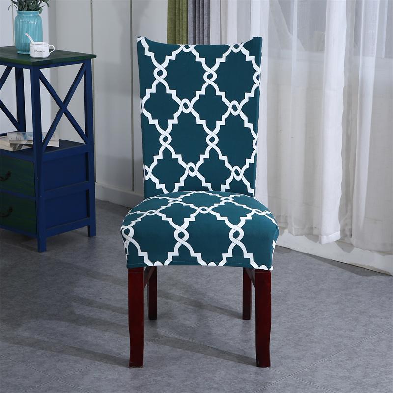 Stretch Spandex Dining Chair Cover Elastic Slipcover For Kitchen Hotel Home Decor Universal Fit Seat Protector