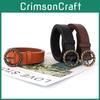 Minimalist Retro Waist Belt With Circular Buckle Design For Casual And Business