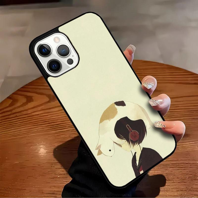 Japanese Cat Culture Aesthetic Art Phone Case For iPhone 17 Air 16 15 14 13 12 11 Pro Max Max Plus Bumper Case Cover