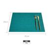 Teslin Placemat Hotel Insulation Dining Table Mat PVC European Household Western Dining Mat Kitchen Bamboo Grain Coaster