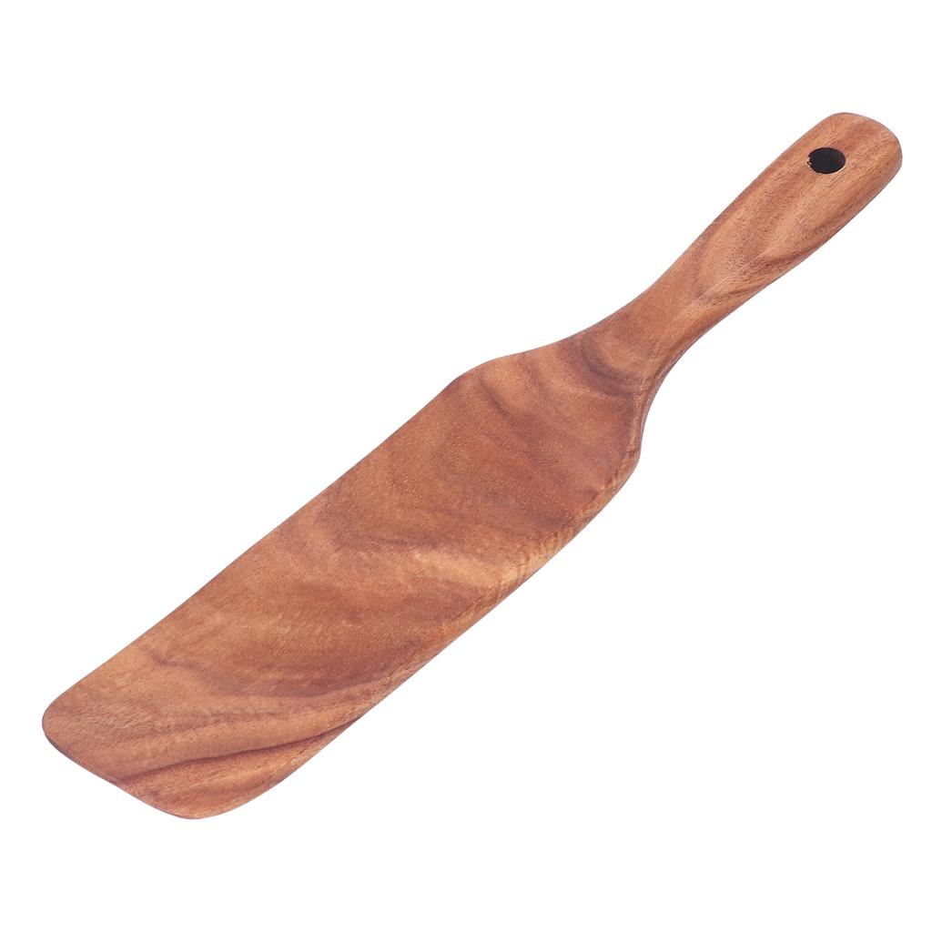 Teak Spatula Wooden Steak Pizza Cooking Salad Frying Spatula for Business Gifts Home KitchenLarge Shovel 13.8x2.4inch