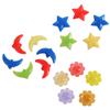 20PCS Mixed Color Spoke Beads Glow Wheel Stripe Colored Bead Bicycle Wheel Spoke Beads  Kids Bike