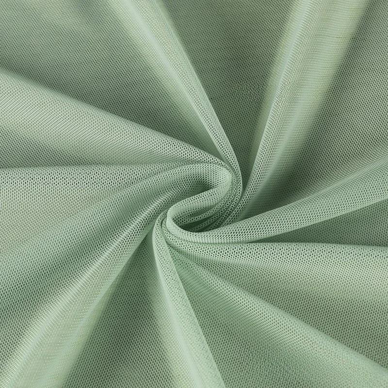 40D Mesh Fabric High Elastic Knitted Soft Four Sided Elastic Dress Bottom Cloth Diy Sewing Meters Nylon Spandex Material