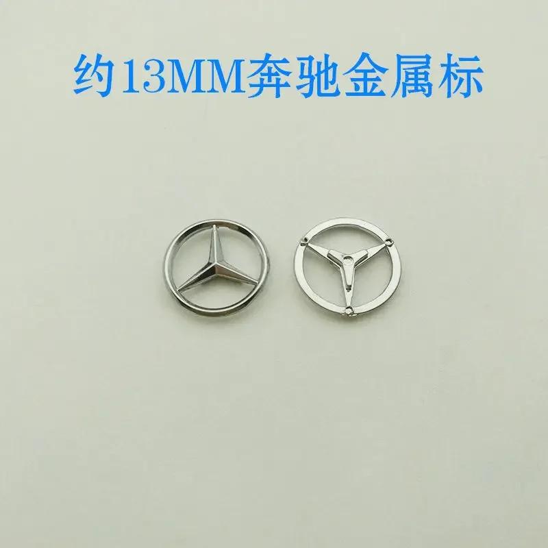 FJR5 For Mercedes Benz 13mm DIY Emblem Logo Replacement Sticker Emblem For Mercedes-Benz key logo Remote Keys Emblem
