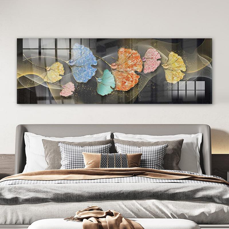 Картина с листьями гинкго, печать на холсте, плакаты на скандинавскую тему, настенные художественные фотографии для гостиной, современное абстрактное украшение для дома без рамки