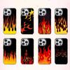 КРУТОЙ F-Мода F-Пламя Чехол для телефона для iPhone 17, 16, 15, 14, 13, 12, 11 Plus, Pro Max Цветной Посеребренный Внутренняя крышка