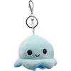 Creative Flip Face Change Octopus Small Pendant Doll Plush Toy Schoolbag Buckle Cute Couple Hanging Decoration