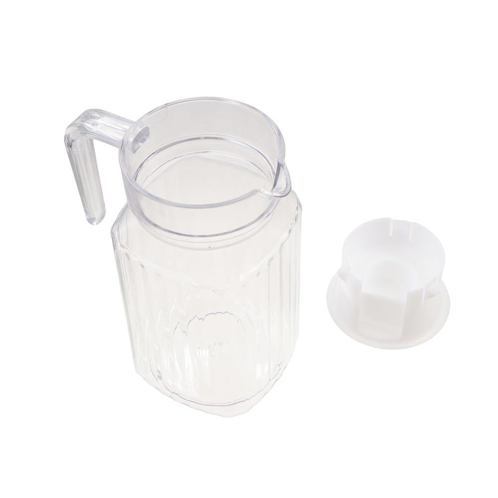 with Lid Stripe Pitcher Transparent Water Bottle Ice Tea Pot Cold Water Kettles  Fridge