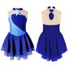Figure Skating Dresses for Girls Shiny Rhinestone Gymnastics Leotards Girls Ballet Dance
