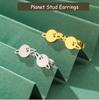 Cazador Asymmetrical Cute Mini Planet Jupiter Rocket Stud Earrings for Women Stainless Steel Jewelry Piercing Earrings Gift 2026