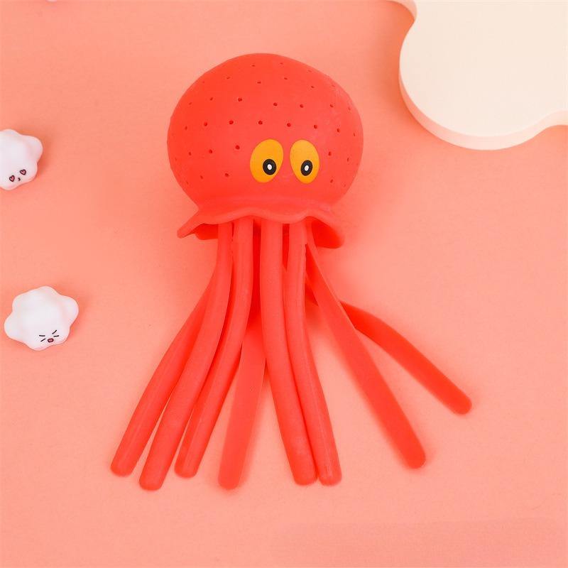 Octopus Squishy Toy for Kids - Perfect for Bath, Pool, Beach; Great for Relaxation and Play