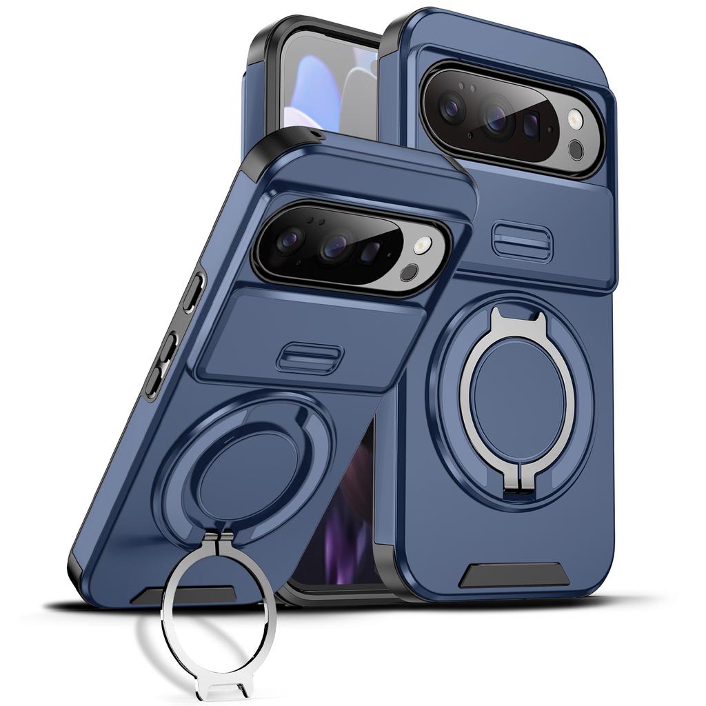 Anti-Knock Strong Magnetic Ring Case for Google Pixel 10 Pro XL Pixel10 5G Pixel9 Pixel 9 9a 8 8a 7 Pro