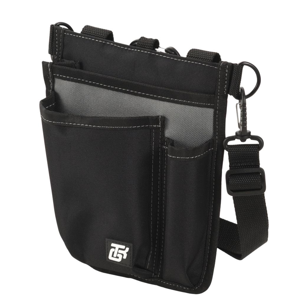 Takagi Working Pouch with Shoulder Strap TAKAGI Slim Work Multifunctional Shoulder Belt and Carabiner for Easy Attachment WPO-03 Pouch, 3-Way, Strap,