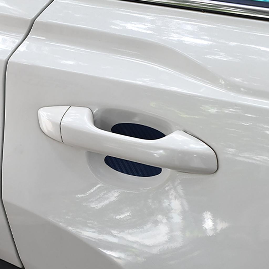 4 шт./компл. наклейки на дверь автомобиля, углеродное волокно, устойчивое к царапинам покрытие, защитная пленка для автомобильных ручек, внешние автомобильные аксессуары