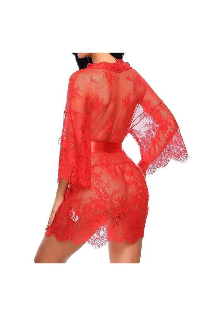 Women's Fashion New Dressing Gown Minella Lace Dressing Gown