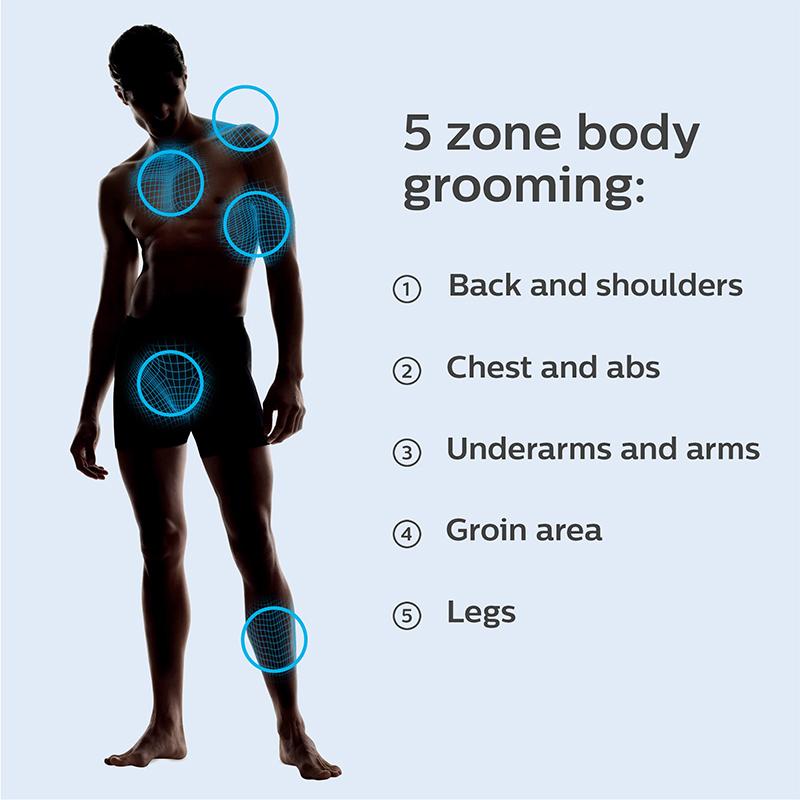 Philips (PHILIPS) Electric Shaver BG1024 Electric Trimmer Battery Men's And Women's Private Armpit Hair Leg Hair Depilator 1 Host 2 Head