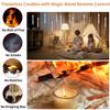 Плавающие электронные свечи с пультом управления Magic Wand Подвесные свечи Мерцающие беспламенные светодиодные конические подсвечники Декор на Хэллоуин